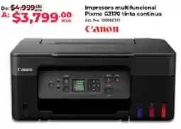 Office Depot Canon impresora multifuncional pixma C3170 tinta continua oferta