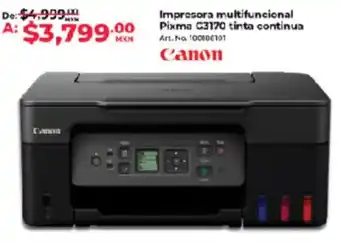 Office Depot Canon impresora multifuncional pixma C3170 tinta continua oferta