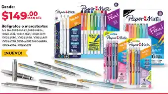 Office Depot Paper mate boligrafos o marcatextes oferta