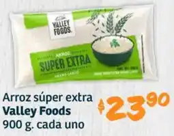 Soriana Híper Valley foods arroz súper extra oferta