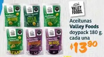 Soriana Híper Valley foods aceitunas doypack oferta