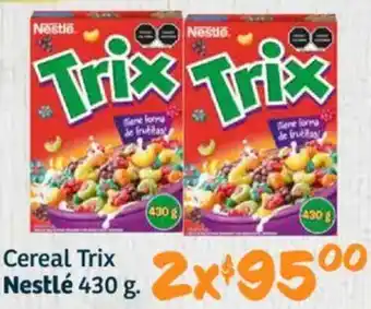 Soriana Híper Nestlé cereal trix oferta