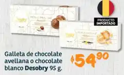 Soriana Híper Desobry galleta de chocolate avellana o chocolate blanco oferta