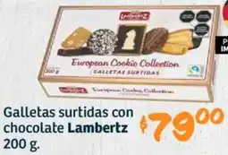 Soriana Híper Lambertz galletas surtidas con chocolate oferta