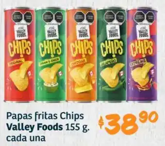 Soriana Híper Valley foods papas fritas chips oferta