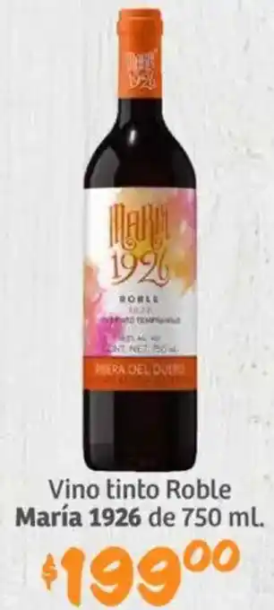 Soriana Híper María 1926 vino tinto roble oferta