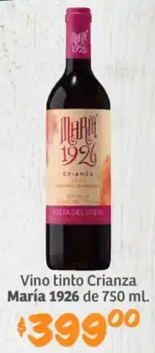 Soriana Híper María 1926 vino tinto crianza oferta