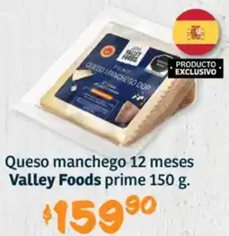 Soriana Híper Valley foods queso manchego oferta