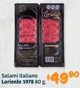 Soriana Híper Loriente 1978 salami italiano oferta