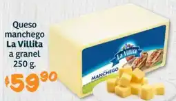 Soriana Híper La villita queso manchego a granel oferta