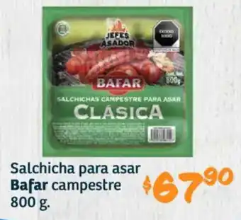 Soriana Híper Bafar salchicha para asar campestre oferta