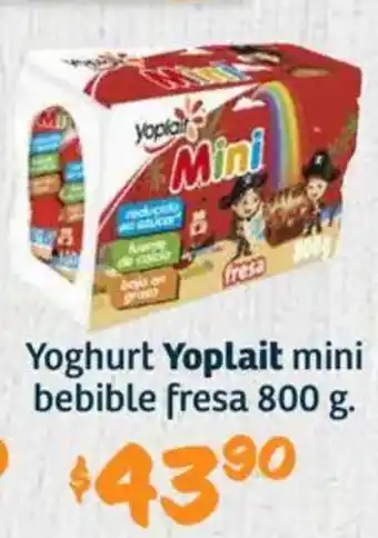 Soriana Híper Yoplait yoghurt mini bebible fresa oferta