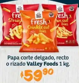 Soriana Híper Valley foods papa corte delgado, recto o rizado oferta