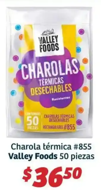 Soriana Híper Valley foods charola térmica #855 oferta