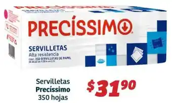 Soriana Híper Precíssimo servilletas oferta