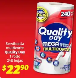 Soriana Híper Quality day servitoalla multicorte oferta