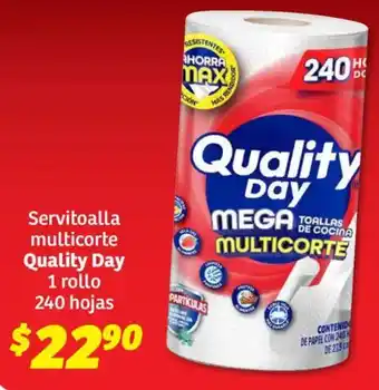 Soriana Híper Quality day servitoalla multicorte oferta