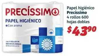 Soriana Híper Precíssimo papel higiénico oferta