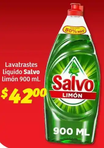 Soriana Híper Salvo lavatrastes líquido limón oferta