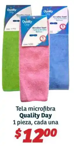 Soriana Híper Quality day tela microfibra oferta