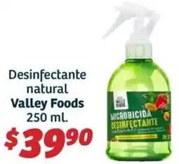 Soriana Híper Valley foods desinfectante natural oferta