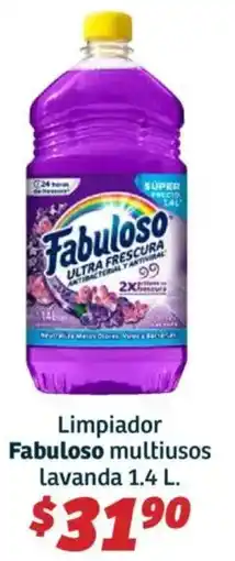 Soriana Híper Fabuloso limpiador multiusos lavanda oferta