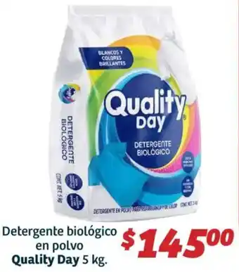 Soriana Híper Quality day detergente biológico en polvo oferta