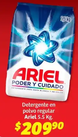 Soriana Híper Ariel detergente en polvo regular oferta