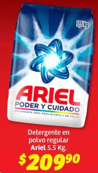 Soriana Híper Ariel detergente en polvo regular oferta