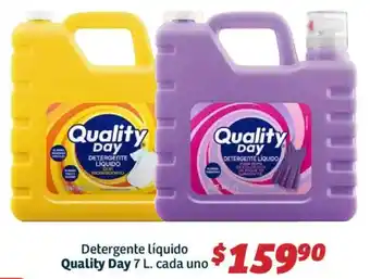 Soriana Híper Quality day detergente líquido oferta