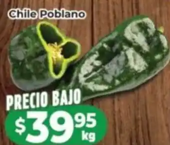 HEB Chile poblano oferta