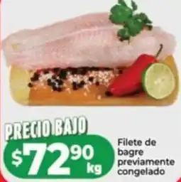 HEB Filete de bagre previamente congelado oferta