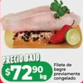 HEB Filete de bagre previamente congelado oferta