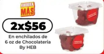 HEB Heb en enchilados de chocolateria oferta