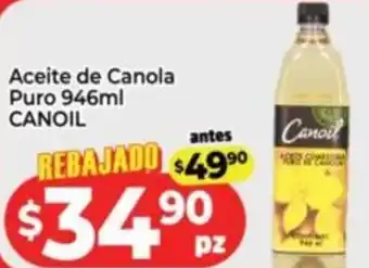 HEB Canoil aceite de canola puro oferta