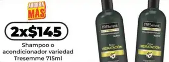 HEB Tresemme shampoo o acondicionador variedad oferta