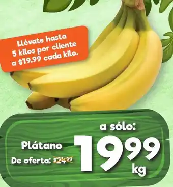 S-Mart Plátano oferta