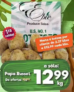 S-Mart Papa russet oferta