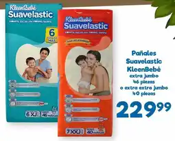 S-Mart Kleenbebé pañales suavelastic extra jumbo oferta