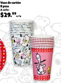 Waldos Vaso de cartón oferta