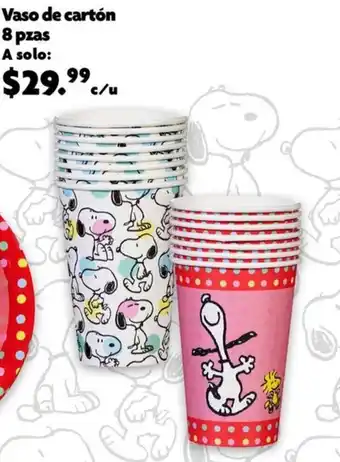 Waldos Vaso de cartón oferta