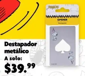 Waldos Destapador metálico oferta