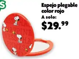 Waldos Espejo plegable color rojo oferta