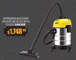 La Comer Karcher aspiradora multiusos con bote metálico wd 1s classic oferta