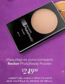 Soriana Híper Revlon - maquillaje en polvo compacto photoready powder oferta