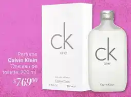 Soriana Híper Calvin klein - perfume one eau de toilette oferta