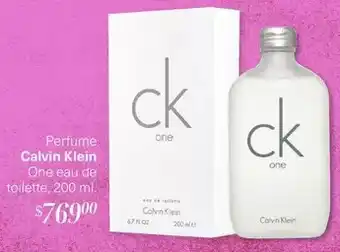 Soriana Híper Calvin klein - perfume one eau de toilette oferta