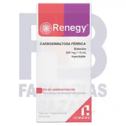 Farmacias Bazar RENEGY 500MG/ML IV SOLUCION INYECTABLE 1 AMPOLLETA oferta