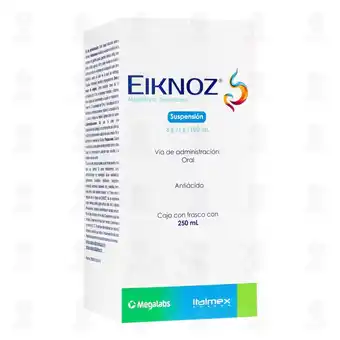 Farmacias Guadalajara Eiknoz Suspensión 8gr/1gr/100ml, 250 ml oferta