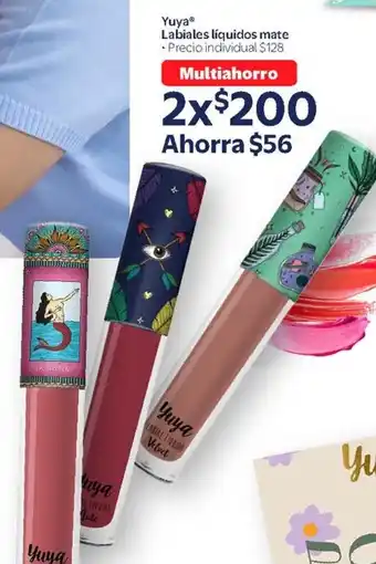 Walmart Yuya labiales líquidos mate oferta